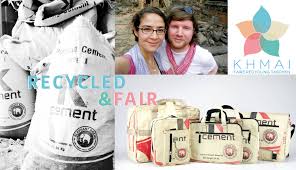 Wir Stellen Vor Khmai Recycling Taschen Aus Zementsacken Und Moskitonetzen Moskitos Sackchen Recycling