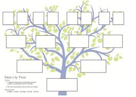 Free Family Tree Template To Print Google Search Blank