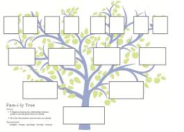 free family tree template to print google search blank