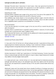Affordability · clinical evidence · trusted knowledge Hydrogen Peroxide Benefits In Agriculture
