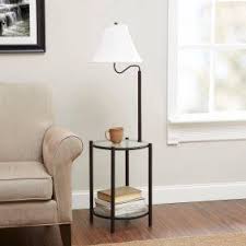Home Glass End Tables Floor Lamp With Shelves Bedroom End Tables