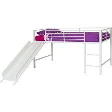 Do you assume toddler loft bed with slide plans seems nice? Kids Melia Junior Metal Loft Bed With Slide White Room Joy Target