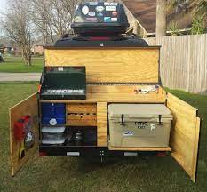 Our Car Camping Kitchen On The Road We Call It The Hitchenette Diy Camping Truck Camping Outdoor Camping Kitchen
