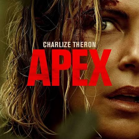 Apex movie poster with Charlize Theron and Taron Egerton