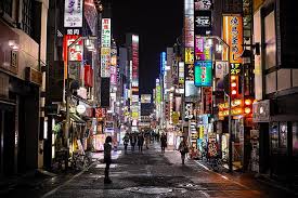 Wallpaper hd of japan, tokyo, street, building, bicycle, crosswalk, digital art, house, sign, clouds, sky, car, stores. Tokyo Street 1080p 2k 4k 5k Hd Wallpapers Free Download Wallpaper Flare