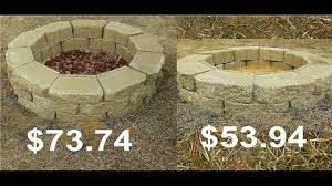 Kits include block & delivery. How To Build A Fire Pit Under 60 Easy Simple Youtube