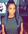 Half Up Half Down Short Straight Weave