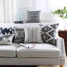 Geometric Pillow Cover Black White Cushions Covers Home Decor Nordic World Map Sofa Decorative Pillows Cases 45x45cm 30x50cm Cushion Cover Cushion Cover Home Decorwhite Cushion Cover Aliexpress