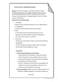 The primary purpose of informative/explanatory writing is to increase the understanding of the reader. Informative Essay English Esl Worksheets For Distance Learning And Physical Classrooms