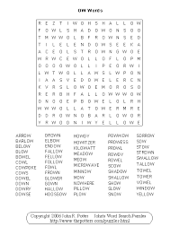 John S Word Search Puzzles Ow Words Word Find Word Search Puzzles Word Puzzles