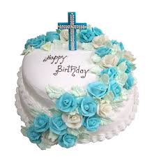 Remember that small details can make a. Blue White Birthday Cake For Pastor A Photo On Flickriver