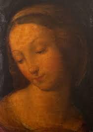 Sold at Auction: Julia Frances Bronson "Bridgewater Madonna" Oil