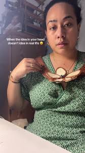 I recorded this after midnight last night and it shows 🤣 but anyway! This  kahoa for my niece’s teunga did not do what it needed to do (sit nicely