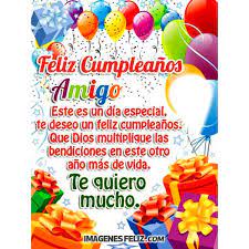 Feliz Cumpleanos Amigo Imagenes Feliz Cumpleanos