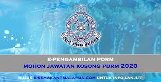 Permit pergerakan pkp 3.03% 40.74%. E Pengambilan Pdrm Mohon Jawatan Kosong Pdrm 2020