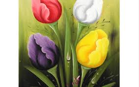 11 Gambar Lukisan Bunga Tulip Di Kanvas Gambar Sketsa Bunga Sketsa Ialah Salah Satu Langkah Awal Yang Perlu Di Lakukan Pada Di 2020 Bunga Tulip Lukisan Bunga Bunga