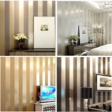 Black And White Striped Wallpaper Bedroom Non Woven Black White Silver Gold Glitter Striped Wallpaper Roll Papel De Parede For Livingroom Bedroom Backgound Wall Decor Paredes Rayadas Decorar Pared Habitacion Decoracion De Unas