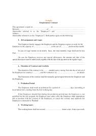 If the employment period of an employee in a malaysian company exceeds 1 month, he has to be given a written contract. 22 Examples Of Employment Contract Templates Word Apple Pages Google Docs Examples