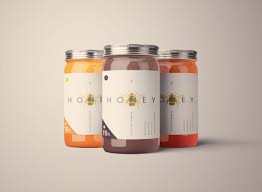 Photoshop Jar Mockup Bottle Label Design Honey Label Design Honey Jar Labels