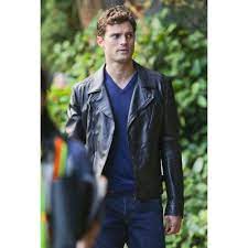 Fifty Shades Of Grey Jamie Dornan Leather Jacket Black Leather Jacket Distressed Leather Jackets Distressed Leather Jacket Mens In Usa Uk Canada Germany Distressed Leather Jacket Leather Jacket Black Leather Jacket