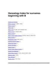 Here, we'll take a look at some of the most common irish and scottish surnames that start with 'mc' and explore what these 'mc' names mean. Genealogy Index For Surnames Beginning With R Auf Kreibaum De