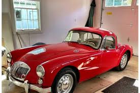 Image result for Cherry Red 1960 MG