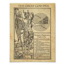 The Great God Pan Poster Zazzle Com In 2020 Greatful Book Of Shadows God