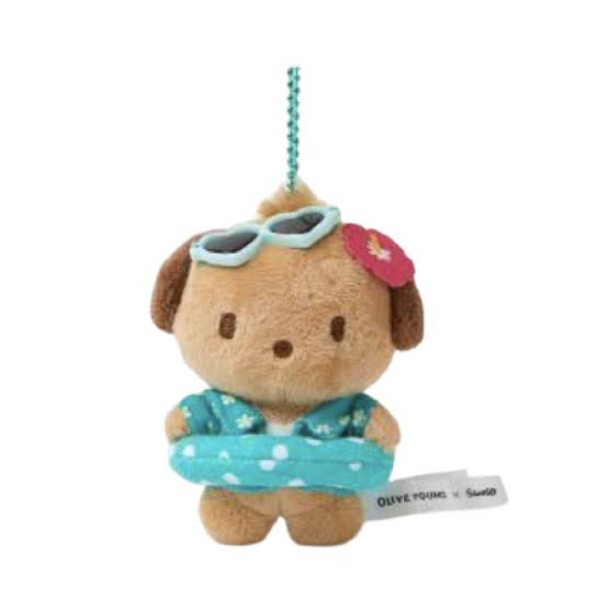 산리오 x 올리브영 태닝 산리오 캐릭터즈 인형 키링 태닝 포차코 | Sanrio | KREAM