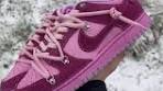 Custom Dunk Low - Pink Suede Lot Available Now - TikTok