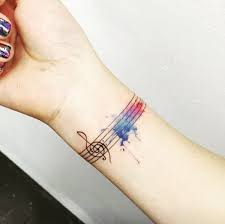 You can get music notes, musical symbols, cross tattoos, guitars or any other instruments, drawing tattoos or even your favorite song lyrics. 145 Rockin Music Tattoos That Will Have You Singing