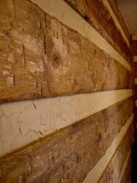 Fake Log Cabin Faux Cabin Walls Diy Log Cabin Log Cabin Interior