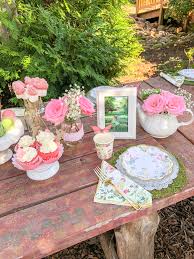The secret garden is a wonderfully evocative party theme that i recomend using to transform a regular garden party into something a bit more special. Raley S Fairy Garden Tea Party Poppy Grace