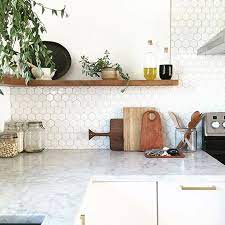 Selbstklebende folien oder spritzschutz aus glas. Rhombus Tile Kitchen Backsplash Novocom Top