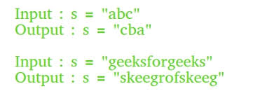Consider the example below if we wish, we can use our own custom logic to convert a list to array in java. Reverse A String In Java Geeksforgeeks