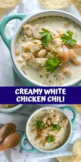 Creamy White Chicken Chili 4 Sons R Us Recipe In 2020 Creamy White Chicken Chili White Chicken Chili Recipes