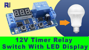 Their purpose is to control an event based on time. Home Automation 12v Relay With Led Display Delay 0 1 Seconds To 999 Seconds Timer Module P1 To P4 Youtube