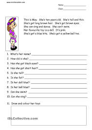 This Is May Simple Reading Comprehension Licoes De Gramatica Atividades De Compreensao Atividades De Familia