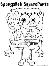 Coloring pages for kids spongebob smiling973d. Spongebob Squarepants Coloring Page963c Coloring Pages Printable