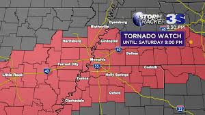 The watch area is typically large, covering numerous counties or even states. Tornado Watch In Effect For Memphis Mid South Until 9 P M On Saturday