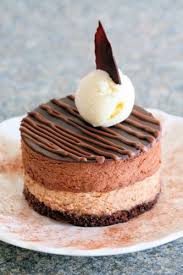 Chocolate Praline And Ganache Mousse Pinyourpuds Desserts Gourmet Desserts Cake Desserts