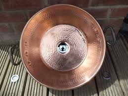 Vintage French Copper Jam Pan Up Cycled Into A Sink Wash Basin 2 9kg Villedieu Wash Basin Basin French Vintage