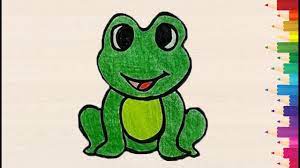 Click on the frog above to find out how i created these colorful images from my amphibian drawing. How To Draw A Frog For Kids Easy Drawing Youtube