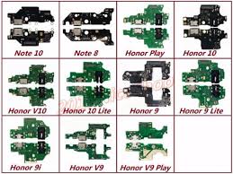 Usb Charging Port Dock Mic Flex Board For Huawei Honor 9 10 V9 Play V10 Note8 10 Usb Charging Huawei Mic