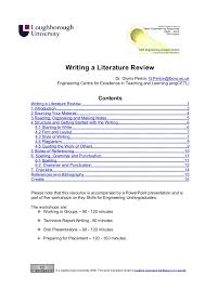 A literature review is an objective, concise, critical summary of published research literature relevant to a topic being researched in an article. How To Write A Literature Review For A Dissertation Proposal