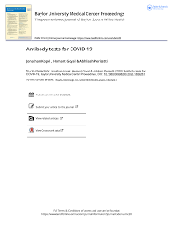 Go in the section of edit list. Pdf Antibody Tests For Covid 19