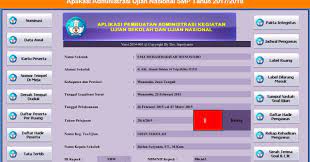 Unduh aplikasi administrasi ujian berbasis excel. Aplikasi Administrasi Ujian Nasional Sd