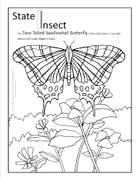 Arizona State Butterfly Coloring Page Insect Coloring Pages Butterfly Coloring Page Bird Coloring Pages