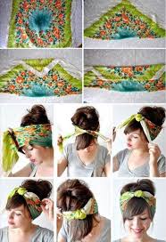 Pin By Lora Chaney On Hippie Hair Styles How To Tie Bandana Long Hair Styles