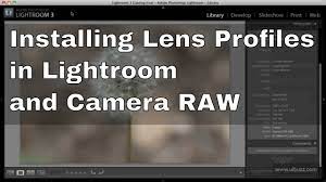 Maybe i need to delete from the folder? Installing Adobe Lens Profiles For Lightroom And Camera Raw Youtube