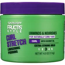 For these curls that are fine. Garnier Fructis Style Curl Stretch Loosening Pudding For Naturally Curly Hair 4 Oz Styling Products Houchen S My Iga